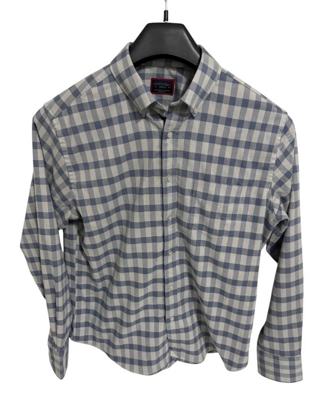 UNTUCKit Long Sleeve Button Flannel Shirt Men’s Medium Multicolor Check